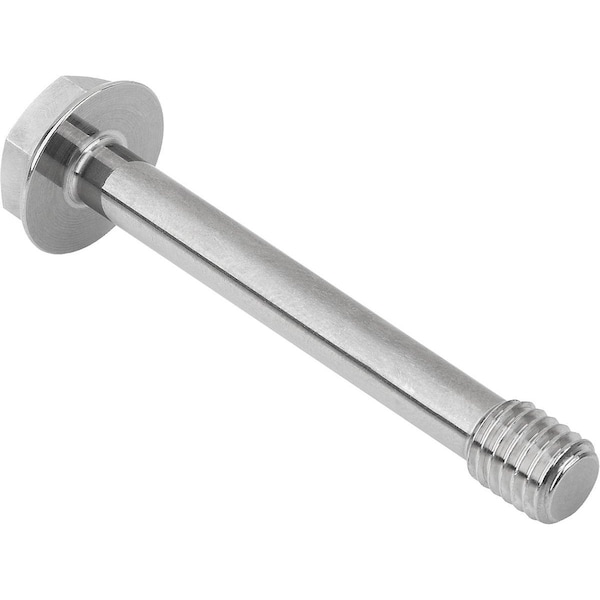 A4, M10 Hex Head Cap Screw, Hygienic Polished Stainless Steel, 35 mm L